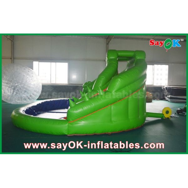 Inflatable Bounce Slide Giant Inflatable Bouncer Slide For Poor , Adult Kids Frog Bouncy Castle