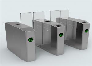 China Automatic Elliptical Synchronization Full Height Turnstile For IC / ID Card Readers on sale