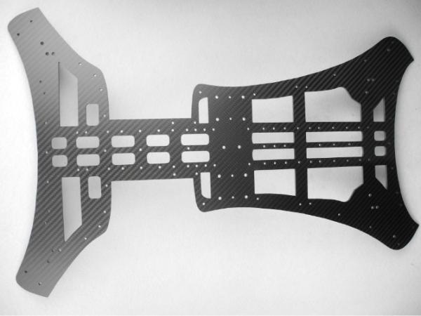Cheap Duadcopter Frames Carbon Fiber Machining Computer Numerical Control for sale