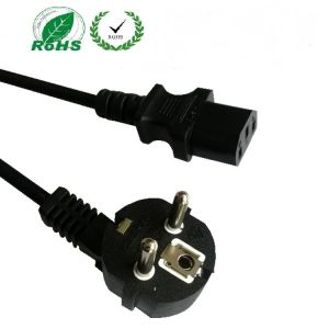 Quality European Schuko plug to C13 power cord, VDE approved cordset with CEE7/7 plug wholesale