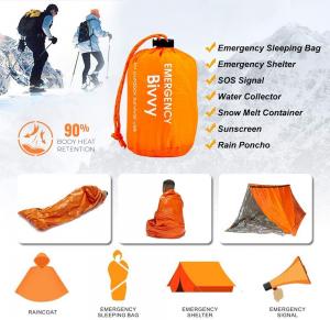 Quality Waterproof  Emergency Sleeping  Bag  Keep Warming Survival Bag Emergency Blanket Emergency Survival Supplies wholesale