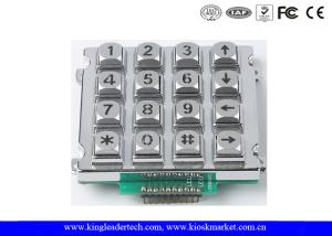 Quality Control System Metal Industrial Numeric Keypad With / Without Backlight wholesale