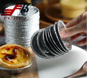 Quality Baking Disposable Cupcake Liners Aluminum Foil Round wholesale
