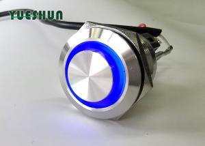 Quality High Round Head Push Button Switch LED Illuminated , 22mm Illuminated Push Button wholesale