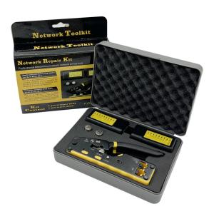 China Cat7 RJ45 Cable Tester tool set Network Wiring Tools Repair Kit Network Toolkit Cat7 tool on sale