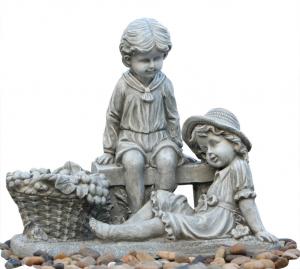 Quality Decor Outside Statue Water Fountains / Patio Water Fountain Customized /outdoor garden ornaments wholesale