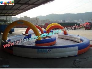China Durable Inflatable Sports Games Race Track , Inflatable Go Kart Track on sale