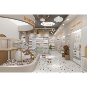 Buy cheap 07-HXNYS Mom And Baby Model Store With Korean Cream Style from wholesalers