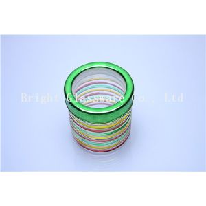 Custom beautiful design glass candy jar for wholesale