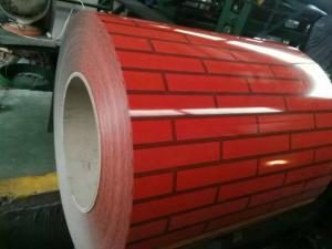 Quality Brick Grain Wall Panel Coated 0.15mm Galvanized Steel Coil Dx52d Dx53d wholesale