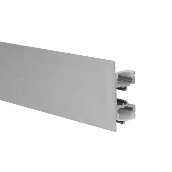 Cheap H49mm ROSH Extruded Aluminum LED Profile Sandblasting 6063 T5 for sale