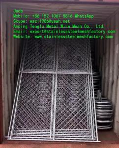 Quality Galvanized Chain Link Fence/Temporary Fence, Zinc Layer and Metal Wire Bond Very Well wholesale