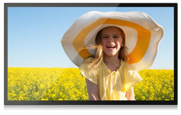 Cheap Black Full HD Touchscreen Monitor , Monitor PC Touch Screen With Advertising Player for sale