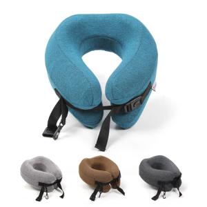China Foldable Memory Foam Neck Rest / Travel U Shape Memory Foam Neck Support Pillow on sale