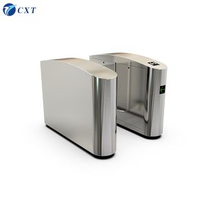 China Fingerprint Access Control Glass Sliding Turnstile Incorporating Anti Pinch Safety and Passing Speed About 30 People per Minute for Entry on sale