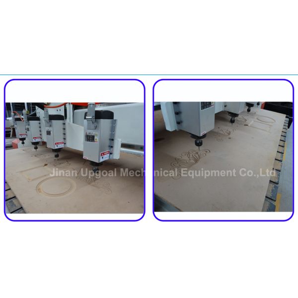 4 Spindles 4 Rotary Axis Cylinder Flat Wood Carving Machine with NK105 Control