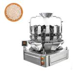 PLC MCU 14 Head High High Precision Multihead Weigher Granule Rice Bag Packing