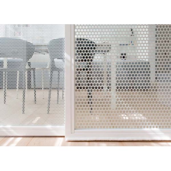 2mm Perforated Aluminum Security Screen 40% Open Area 750-1200mm Width