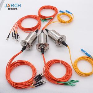 China Multi-Channels Fiber Optic Rotary Joint  High Speed With S304 Housing IP68 Single channel six channels on sale