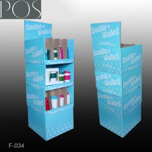 Quality grocery store pop corrugated display stand for bottles wholesale
