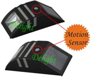PIR Solar Motion Sensor Stair Light solar motion sensor wall light solar led wall light with sensor (DL-MSW02)