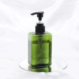China Square Plastic Custom Shampoo Bottles PET Material Transparent Cosmetic on sale