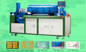 2FF Mini SIM card and half card punching machine, 1 chip and two chip cards punching solution