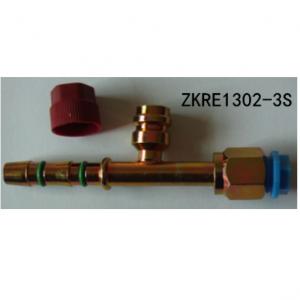 Quality R134A Refrigerant AC Compressor Manifold Fittings 5/8 O Ring ZKRE1302-3S wholesale
