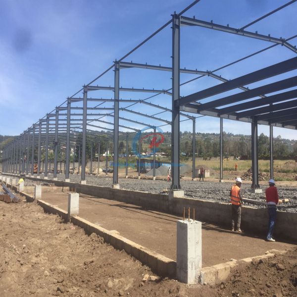 Fire Resistant Economy Metal Buildings Prefabricated Warehouse Buildings In Steel