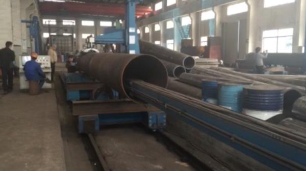 Cheap 12m Length CNC Pipe Making Machine With Lincoln Welding Source for sale