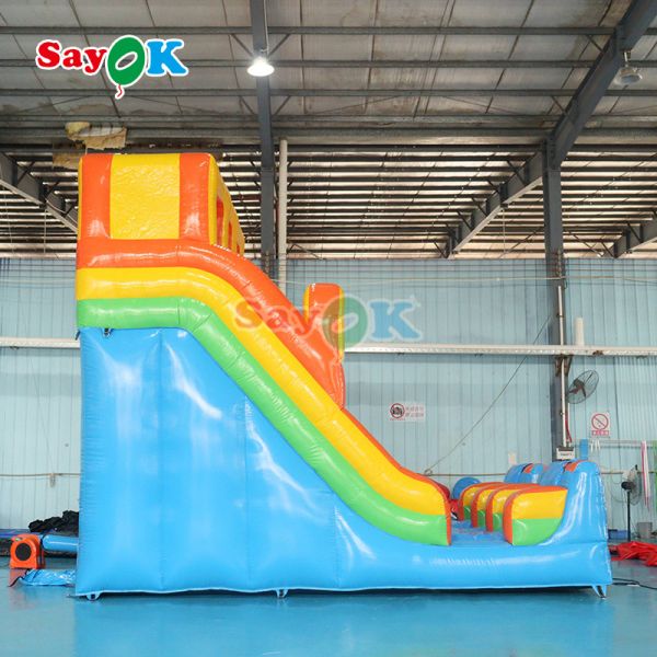 Outdoor Inflatable Slide Simple PVC Inflatable Bouncer Slide Blow Up Commercial Slide With Pond For Kids