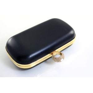 Quality Stone Ring Closure Gold DIY Minaudiere Clutch Frame 241g wholesale
