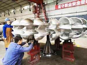 Quality Efficient Hydro Turbine Runner With High Rotation Speed And Customized Blade Thickness wholesale