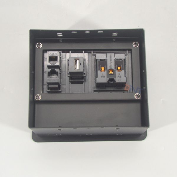 Flush mount office desk mount usb charger universal power socket