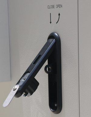 Sandwich Panel Outdoor Power Supply Cabinet Galvanized Steel Climate Controlled