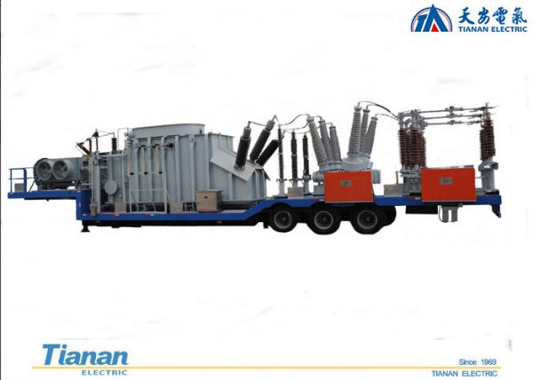 Cheap 132kv Prefabricated Mobile Vehicle Mounted semi-trailer Transformer Substation for sale