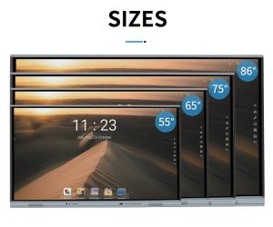 China Interactive LCD Flat Panel Display 4K Android 11 Multi Touch LED Screen Monitor With OPS Slot For Education on sale