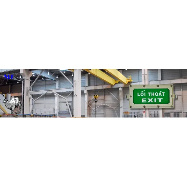 Durable LED Explosion Proof Emergency Light Evacuation Exit Sign For Workplace Factory