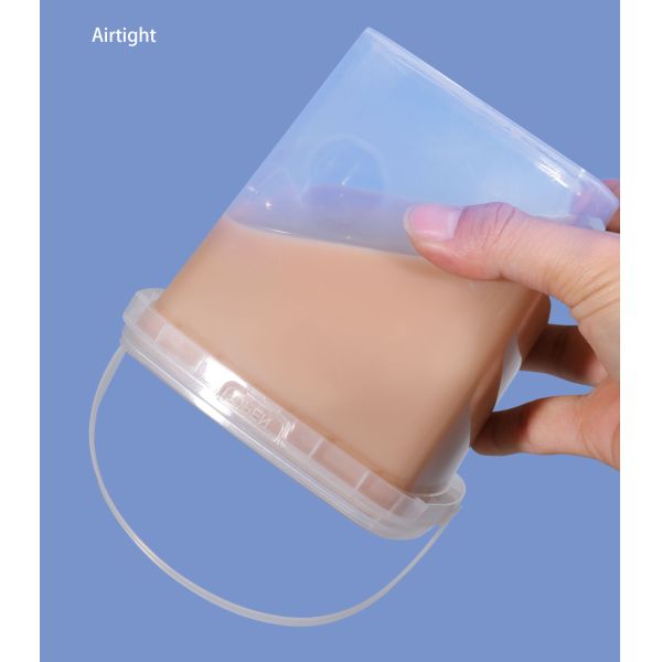 Custom Round Transparent Plastic Bucket for Ice Cream Candy Yogurt and Chocolate Sauce