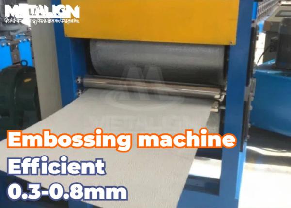 Cheap Single Sheet Feeding Bark Texture Embossing Machine With Customizable Mold And High Precision Roller Feeding System for sale