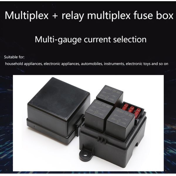 3 Way Slots Relay Fuse Box For Automotive Car Truck Marine Boat