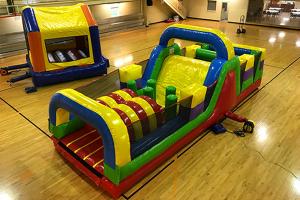 Quality Commercial Giant  Inflatable Obstacle Courses Bouncer Races Sport Game Sales wholesale