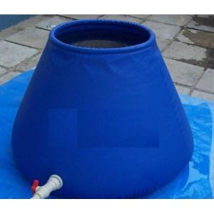 Buy cheap 2500L Flexible Tank Round Tarpaulin Water Tank Drought Resistant Onion Shape from wholesalers