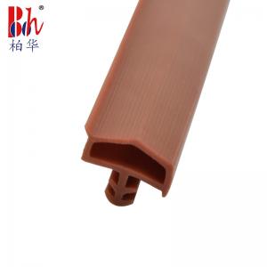 China Roof Shaped Wooden Door Seal Strip Thermoplastic Elastomer Seals With Fin 12x6mm on sale