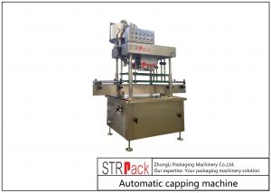 China 1.5KW Power Automatic Bottle Capping Machine High Speed 50 - 60 Bottles/min on sale