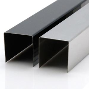 SS 201 304 grade stainless steel square edge trim for stair edge and corner protector