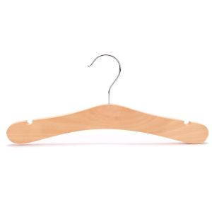 Quality Betterall Small Size Burlywood Color Space Saving Home Usage Wooden Coat Hanger And Kids Clothes Hanger wholesale