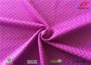 Quality Bird Eye Sports Mesh Fabric , Interlock Lining Breathable Athletic Mesh Fabric wholesale