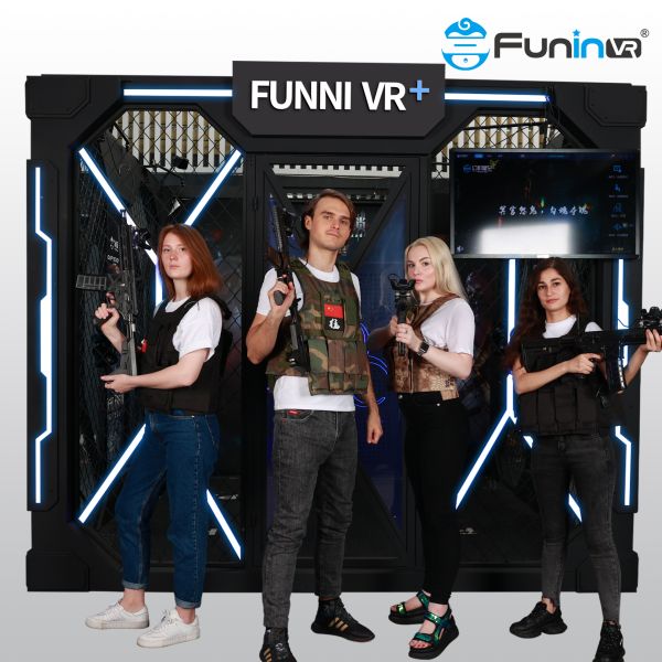 VR Amusement Park Equipment Multiplayer Shooting zombie 4-5 player VR Set 9D Virtual Reality Machine