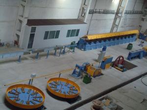 China PC Pre Stressed 14MM Concrete Wire Production Line 840M/min on sale